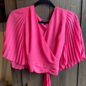 Bright Pink Express Crop Top